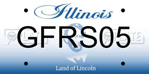GFRS05 Illinois License Plate