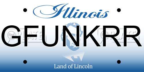 GFUNKRR Illinois License Plate