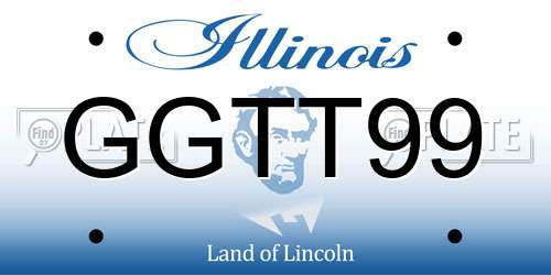 GGTT99 Illinois License Plate