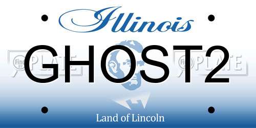 GHOST2 Illinois License Plate