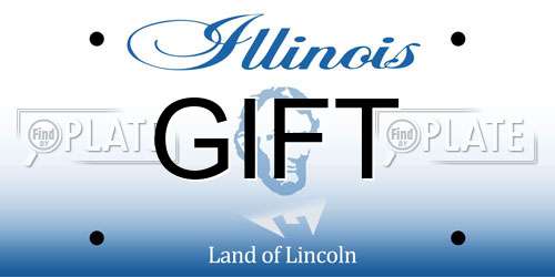 GIFT Illinois License Plate
