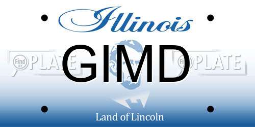 GIMD Illinois License Plate