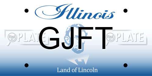 GJFT Illinois License Plate