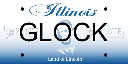GLOCK Illinois License Plate