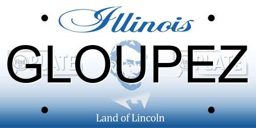 GLOUPEZ Illinois License Plate