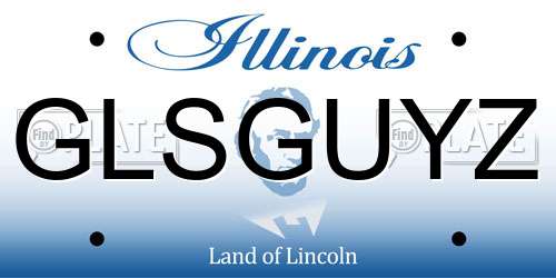 GLSGUYZ Illinois License Plate