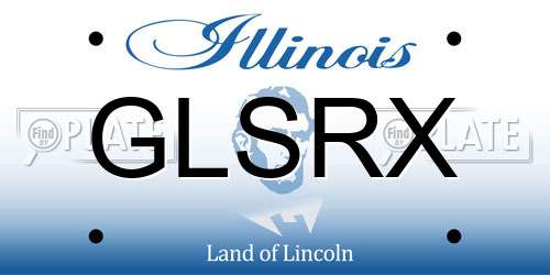 GLSRX Illinois License Plate