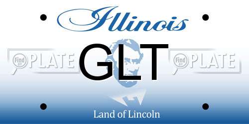 GLT Illinois License Plate