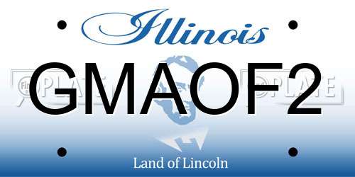 GMAOF2 Illinois License Plate