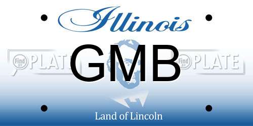 GMB Illinois License Plate