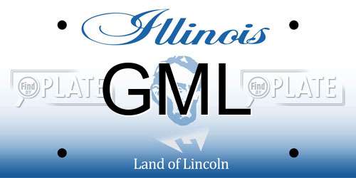 GML Illinois License Plate
