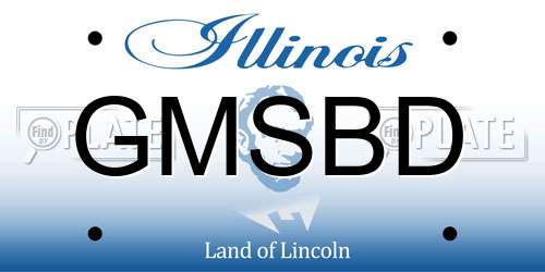 GMSBD Illinois License Plate