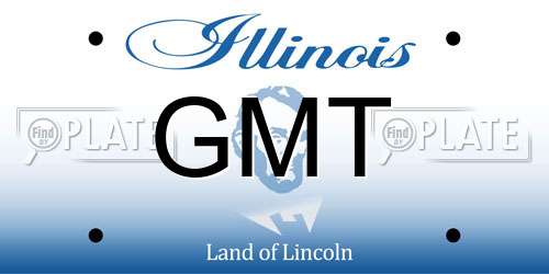 GMT Illinois License Plate