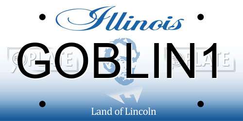GOBLIN1 Illinois License Plate