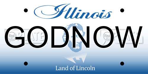 GODNOW Illinois License Plate