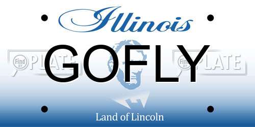 GOFLY Illinois License Plate