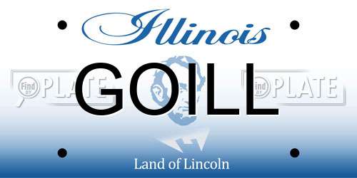 GOILL Illinois License Plate