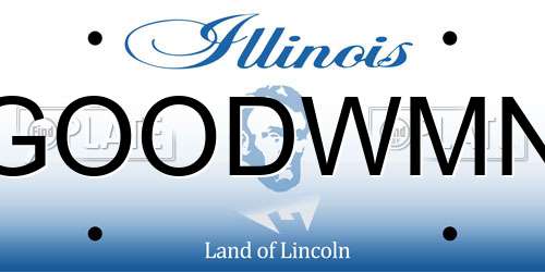 GOODWMN Illinois License Plate