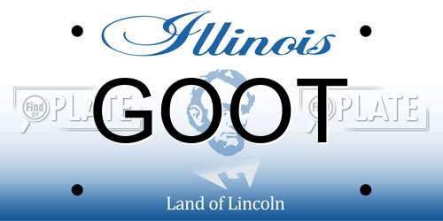 GOOT Illinois License Plate