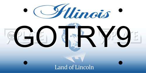 GOTRY9 Illinois License Plate
