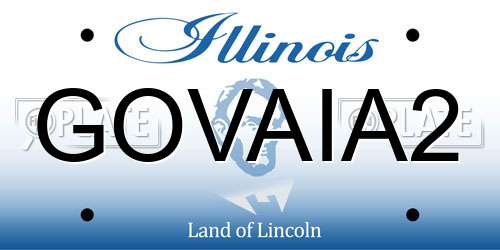 GOVAIA2 Illinois License Plate