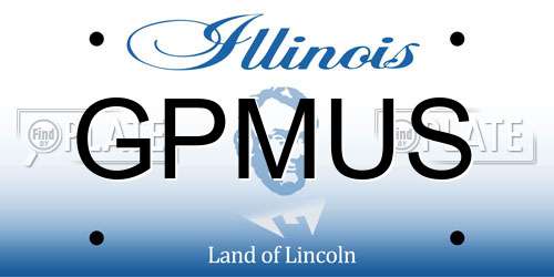 GPMUS Illinois License Plate
