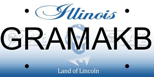 GRAMAKB Illinois License Plate