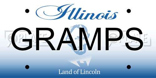 GRAMPS Illinois License Plate