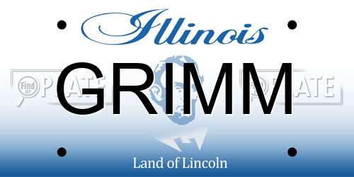 GRIMM Illinois License Plate