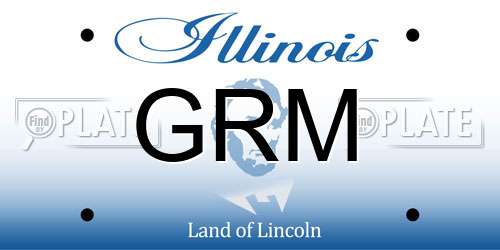 GRM Illinois License Plate