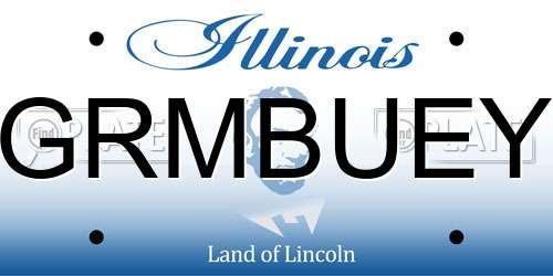 GRMBUEY Illinois License Plate