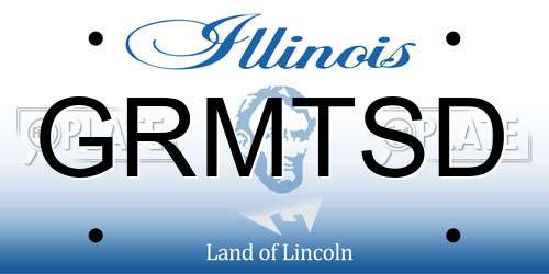 GRMTSD Illinois License Plate