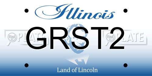 GRST2 Illinois License Plate
