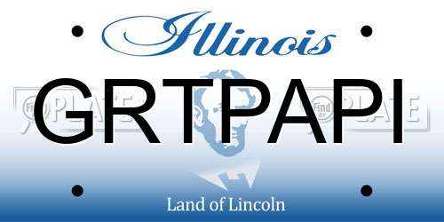 GRTPAPI Illinois License Plate