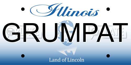 GRUMPAT Illinois License Plate