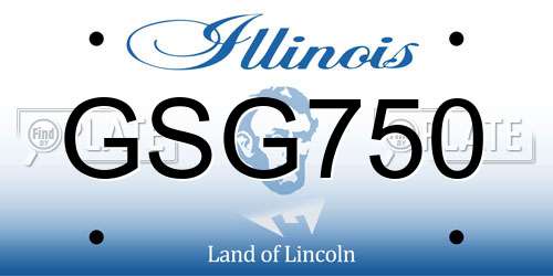 GSG750 Illinois License Plate