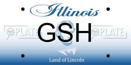 GSH Illinois License Plate