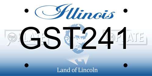 GST241 Illinois License Plate