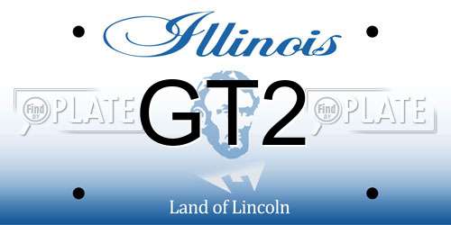 GT2 Illinois License Plate