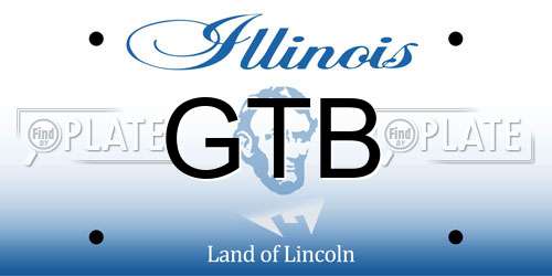 GTB Illinois License Plate