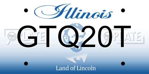 GTQ20T Illinois License Plate