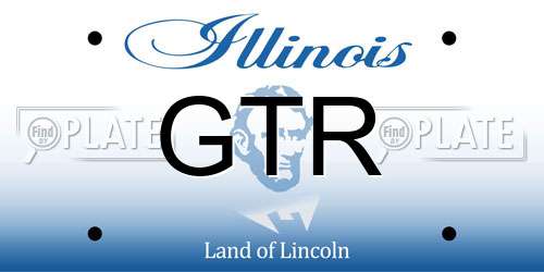 GTR Illinois License Plate