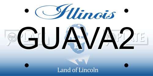 GUAVA2 Illinois License Plate