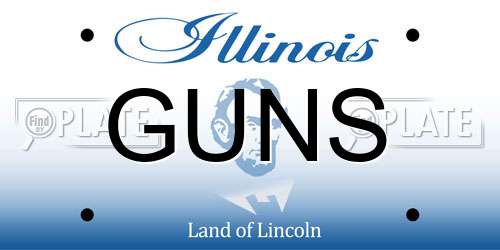 GUNS Illinois License Plate