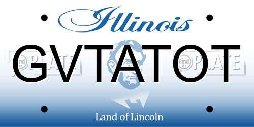 GVTATOT Illinois License Plate
