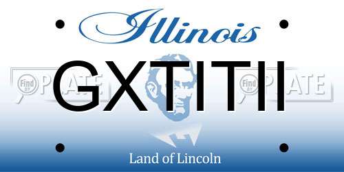 GXTITII Illinois License Plate