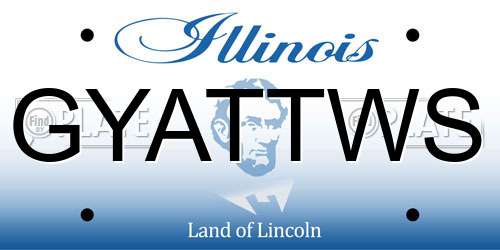 GYATTWS Illinois License Plate