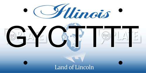GYCTTTT Illinois License Plate