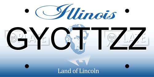 GYCTTZZ Illinois License Plate