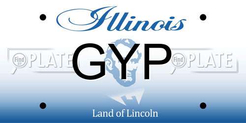 GYP Illinois License Plate